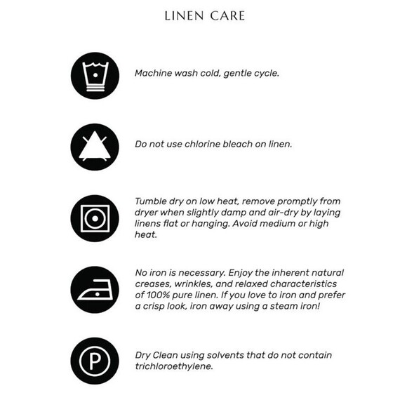 Solino Home 100% Pure Linen Placemats 14 x 19" Fall/Winter Buffalo Check - Picture 7 of 8